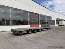 Möslein STO 3 Schwebheim  3 Achs Satteltieflader Plato 45 t GGfür Fertigteile, Baumaschinen