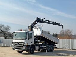 MERCEDES-BENZ ACTROS 2641*KIPPER 6,00 m + KRAN/FUNK *6x4* TOP