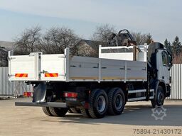 MERCEDES-BENZ ACTROS 2641*KIPPER 6,00 m + KRAN/FUNK *6x4* TOP