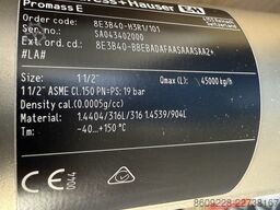 Endress+Hauser Proline Promass E 300 Coriolis mass flow