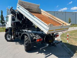 MAN L90 18.284 4x4 LOF Kipper/Kran/47 tkm/HA gelenkt