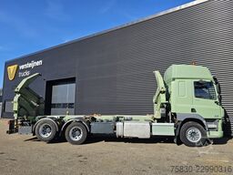 DAF CF 440 6x2 SIDE LOADER / 20 ft container