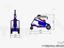 Tiger Minikran Werkstattkran KBF 450 H