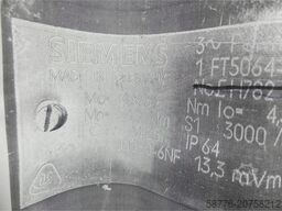 Siemens 1FT5064-1AF71-3AA0 AC-VSA-Motor mit 1FU1050-6NF ohne Typenschild