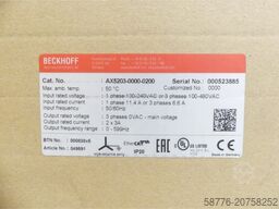 Beckhoff AX5203 Servoverstärker SN neu und versiegelt -