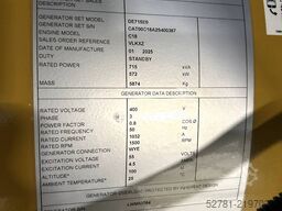 Caterpillar DE715E0 - 715kVA Generator - DPX-18030