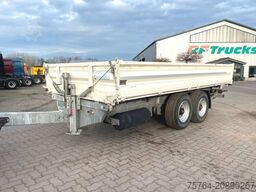FLIEGL 3-Seiten Tandemkippanhänger / Alu-Rampen/13,5 t