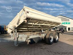 FLIEGL 3-Seiten Tandemkippanhänger / Alu-Rampen/13,5 t