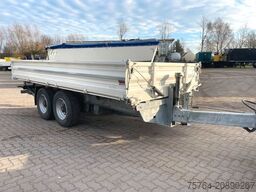 FLIEGL 3-Seiten Tandemkippanhänger / Alu-Rampen/13,5 t