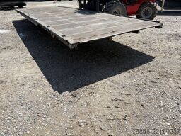 Wecon 7,82m Plattform VERZINKT Niedrig