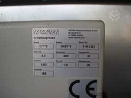 WEIMA Maschinenbau GmbH WL 600 (Zerkleinerer) & C 170 (Brikettpr