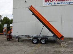 Möslein TTD11 Orange  neuer Tandem 3- Seitenkipper Tieflader-- Neufahrzeug --