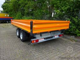 Möslein TTD11 Orange  neuer Tandem 3- Seitenkipper Tieflader-- Neufahrzeug --
