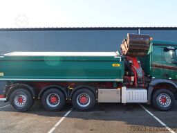 Mercedes-Benz AROCS 3542 8X4 2 SIDE TIPPER WITH HMF Z 1943 CR...