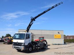 Mercedes-Benz Atego 1823 +Hooklift + MKG crane - 6x hydraulic