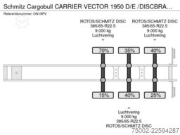 Schmitz Cargobull CARRIER VECTOR 1950 D/E /DISCBRAKES / NL-TRAILER