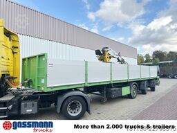  Baustoff-Auflieger, Rollkran Kennis 14R,