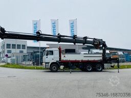 MAN 33.464 Kipper 6x4 / Kran Hiab 400 E7/ Funk/Winde