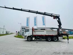 MAN 33.464 Kipper 6x4 / Kran Hiab 400 E7/ Funk/Winde