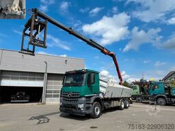 MERCEDES-BENZ Arocs 2648 6x2 3-Achs Kipper Heckkran Funk