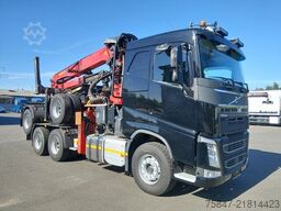 Volvo FH 540 6x4 mit Doll Anhänger u. Ladekran