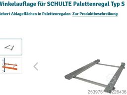 Regalauflagen Tiefenwinkelrahmen Palettenregal TYP S