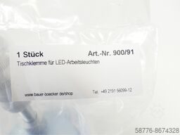  Bauer  Böcker Tischklemme für LED-Arbeitsleuchte - ! - 900/91