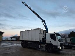 VOLVO FE 320 6x2/4 Abroller mit Cont. + Kran HMF 1820