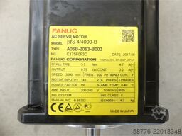 Fanuc A06B-2063-B003 AC Servo Motor SN: C175F0F3C mit A860-2070-T321 Pulsecoder