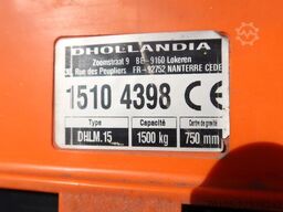 DAF LF 250 LF250 FA Schuifzeil +Dhollandia 1500 kg