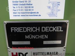 Deckel FP1 2006 Generalüberholt