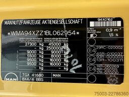 MAN TGX 41.680 8X4/4 BBS 250.000 Kg