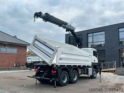 MAN TGS 33.440 6x6 /3-Seiten- Kipper / Kran HIAB 302