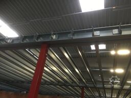 Stahlbaubühne 2-stöckig 3000 m² STOW L 58,5 m B 54,6 m Auflast 500 kg/m²