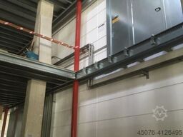 Stahlbaubühne 2-stöckig 3000 m² STOW L 58,5 m B 54,6 m Auflast 500 kg/m²