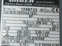 BAUER G13-10/DK 64-163 L