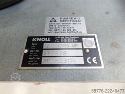 Knoll TG50-42/55480 Pumpe SN: 268828 mit AM 112M BA2 Motor --