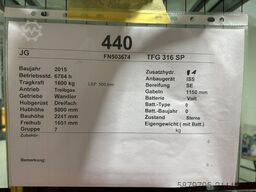 Jungheinrich TFG 316 | ISS | 5000mm | 1600 kg