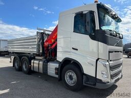 VOLVO FH 500 3-SEITEN KIPPER MIT PALFINGER PK22002EH, RETARDER
