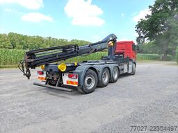 MAN TGS 35.440 8x4 tridem hooklift + Crane Palfinge...