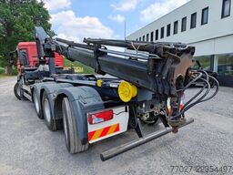 MAN TGS 35.440 8x4 tridem hooklift + Crane Palfinge...