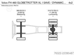 Volvo FH 460 GLOBETROTTER XL I SAVE / DYNAMIC STEERIN...
