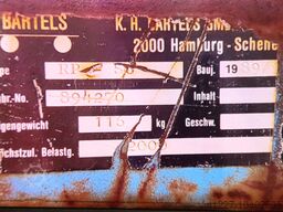 Bartels 2500/1250/H345 mm