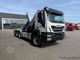 Iveco Stralis 460 8x4 Haaksysteem / Hiab 228-3 Euro 6 D