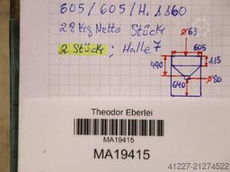 unbekannt 605/605/H1160 mm