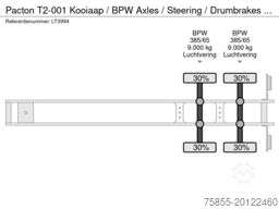 Pacton T2-001 Kooiaap / BPW Axles / Steering / Drumbra...