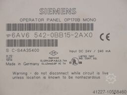 Siemens 6AV6 542-0BB15-2AX0