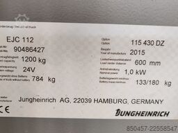 Jungheinrich EJC 112 4.3m/ batt2020