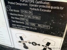 Sany SY 35U Diesel 3,8t + 1 Löffel