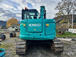 Kobelco SK75SR-3E w/ Rototilt, 2 buckets and grapple. 1850